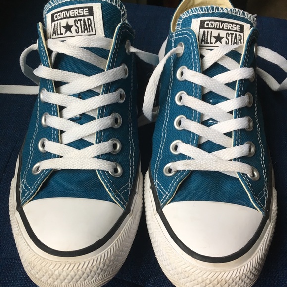 dark teal converse